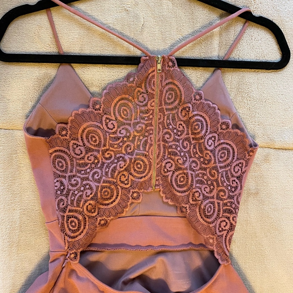 Mauve Cocktail/Party Dress - Picture 3 of 4